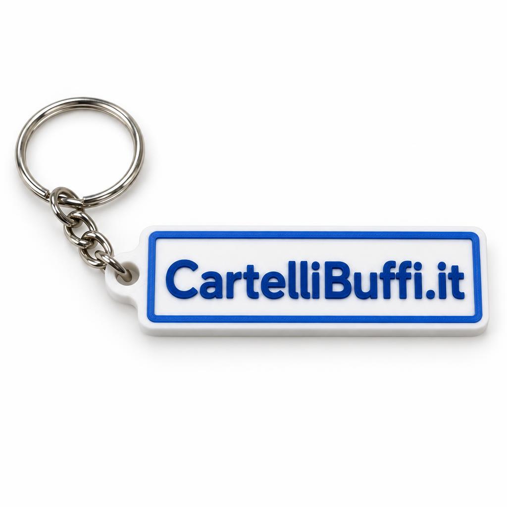 Portachiavi CartelliBuffi.it in omaggio